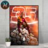 Galatasaray 19th Time Most Turkish Cup Titles Winner Ziraat Turkiye Kupasi Champions 2024-2025 Poster Canvas