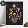 Nebraska Cornhuskers Named To 2025 Softball Baton Rouge Regional Champions Home Decor Poster Canvas