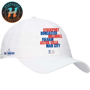Crystal Palace FC Emirates FA Cup Winners Stockport Doncaster Millwall Fulham Aston Villa Man City 2025 Champions Classic Cap Snapback Hat