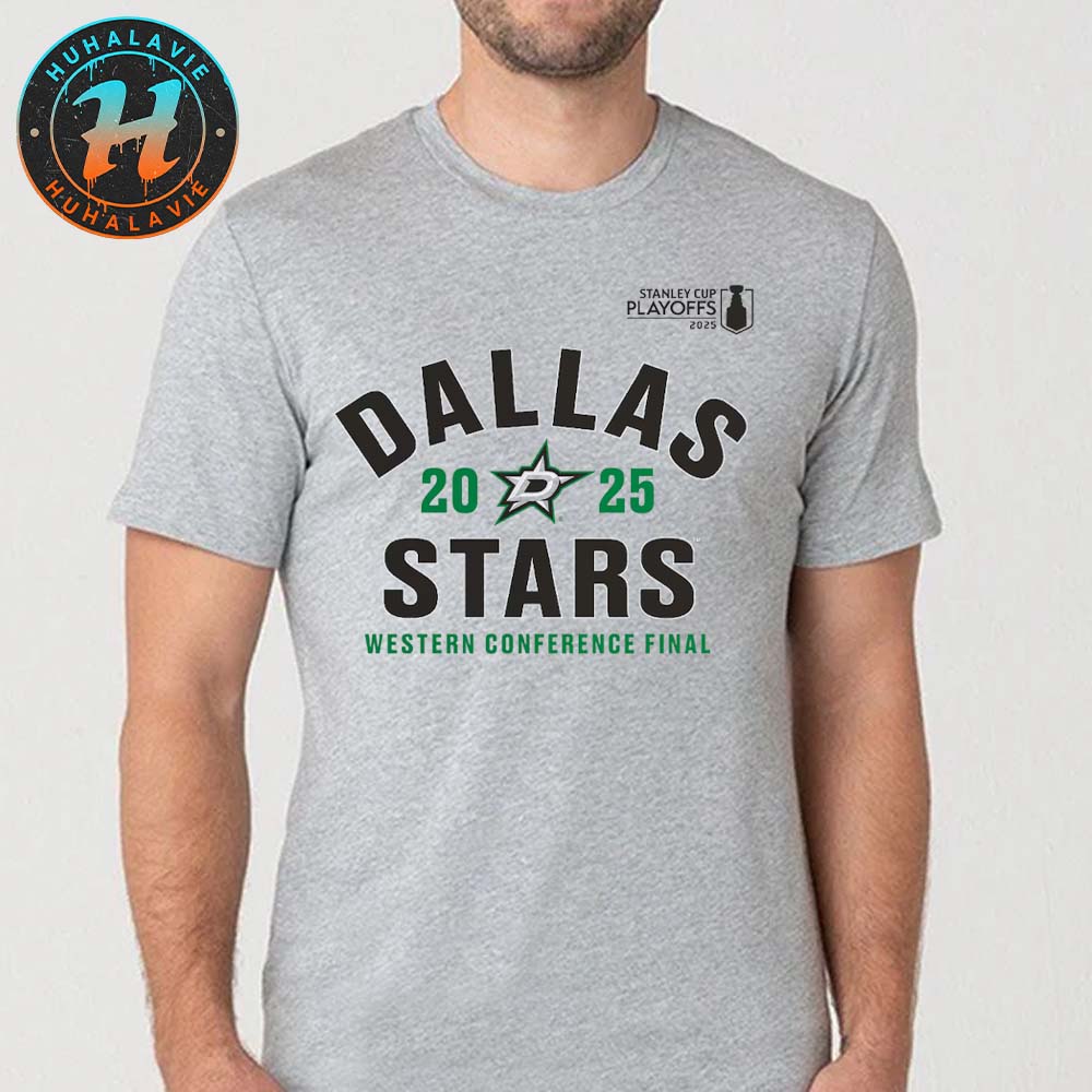 Dallas Stars Western Conference Final NHL 2025 Stanley Cup Playoffs Unisex T-Shirt Dallas Stars Western Conference Final NHL 2025 Stanley Cup Playoffs Unisex T-Shirt