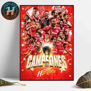 Deportivo Toluca FC Campeones Liga MX Clausura 2025 Champions Home Decor Poster Canvas