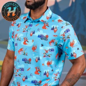 Disney’s A Goofy Movie Gone Footin RSVLTS Summer Gift For Fan 2025 Polo Shirt