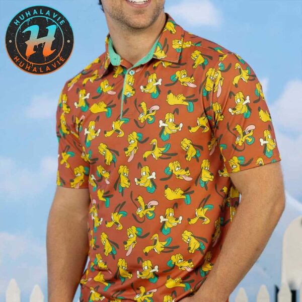 Disney’s Pluto 95th Doggone Legend RSVLTS Summer Gift For Family Polo Shirt