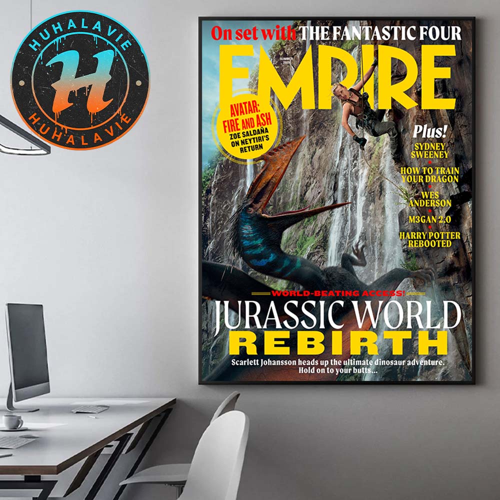 EMPIRE Jurassic World Rebirth Magazine Cover Home Decor Poster Canvas EMPIRE Jurassic World Rebirth Magazine Cover Home Decor Poster Canvas