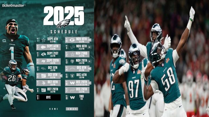 Eagles’ 2025 Schedule Unveiled A Blockbuster Season Awaits Champions