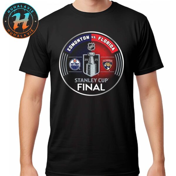 Edmonton Oilers Vs Florida Panthers Matchup NHL 2025 Stanley Cup Final Unisex T-Shirt