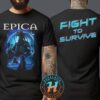 Epica Liberty Merch Metal Forever And Ever United States Two Sided Print Unisex T-Shirt