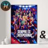 Don’t Defend Titles Demand Them FC Barcelona Femeni X Nike Make It 6 Titles In A Row Home Decor Poster Canvas