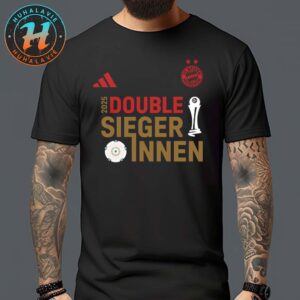 FC Bayern Munich Women x Adidas Double Siegerinnen Deutsche Meisterinnen 2025 Classic T-Shirt