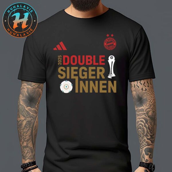 FC Bayern Munich Women x Adidas Double Siegerinnen Deutsche Meisterinnen 2025 Classic T-Shirt