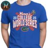 Nebraska Huskers Baseball 2025 Big Ten Conference Tournament Champions Playoff Pitch Unisex T-Shirt