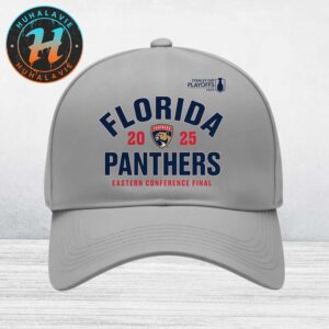 Florida Panthers Eastern Conference Final NHL 2025 Stanley Cup Playoffs Grey Classic Cap Snapback Hat