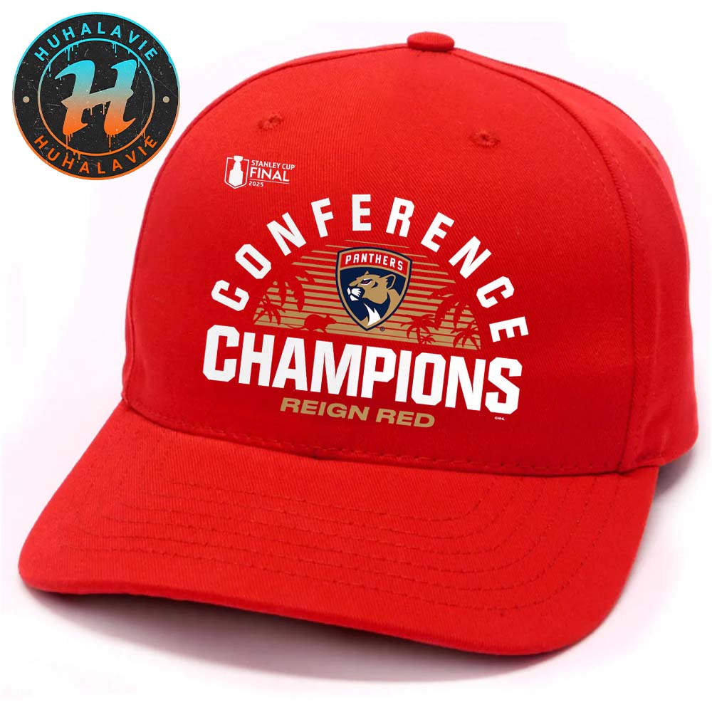 Florida Panthers Reign Red 2025 Eastern Conference Champions Local Hometown NHL Stanley Cup Red Classic Cap Snapback Hat Florida Panthers Reign Red 2025 Eastern Conference Champions Local Hometown NHL Stanley Cup Red Classic Cap Snapback Hat