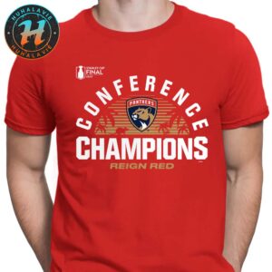 Florida Panthers Reign Red 2025 Eastern Conference Champions Local Hometown NHL Stanley Cup Red Unisex T-Shirt