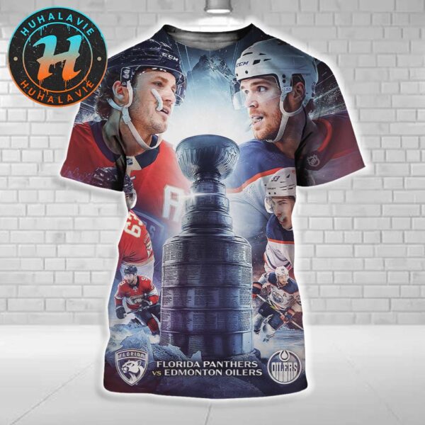 Florida Panthers Vs Edmonton Oilers Rematch NHL 2025 Stanley Cup Final All Over Print Shirt
