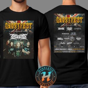 GHOSTFEST 20 Year Anniversary Edition In Leeds United Kingdom On June 21st 2025 Two Sided Print Unisex T-Shirt