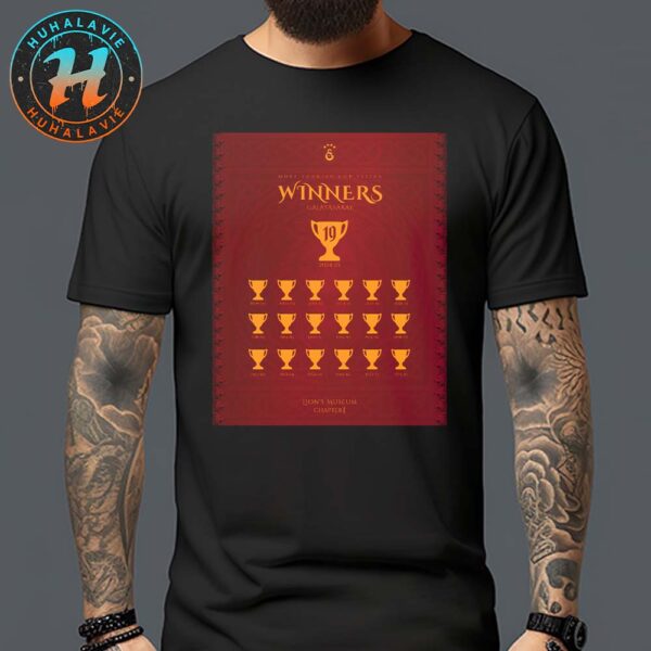 Galatasaray 19th Time Most Turkish Cup Titles Winner Ziraat Turkiye Kupasi Champions 2024-2025 Vintage T-Shirt