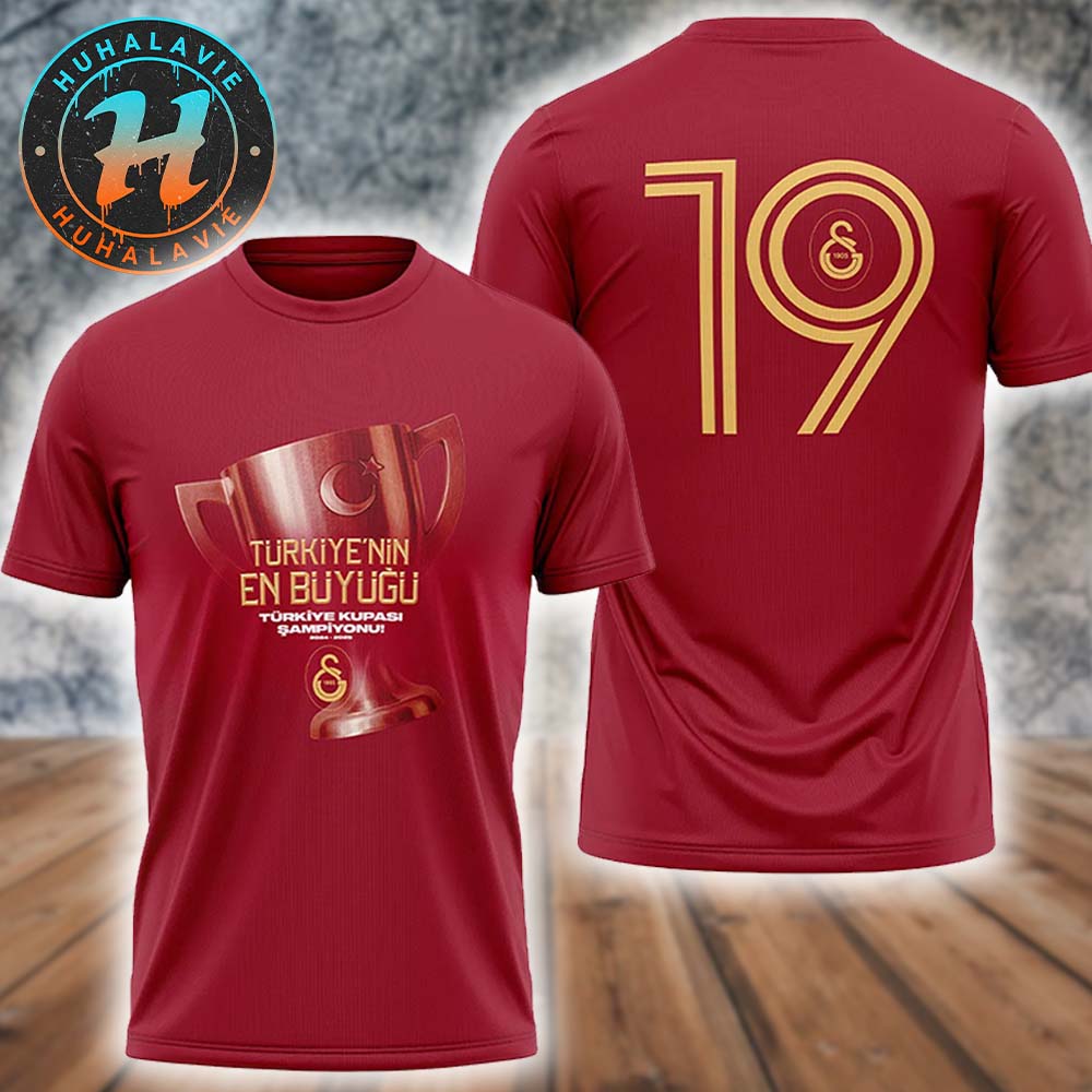 Galatasaray Turkiye Kupasi Sampiyonluk 19x Ziraat Turkiye Kupasi Champions 2024-2025 Two Sided Print Classic T-Shirt Galatasaray Turkiye Kupasi Sampiyonluk 19x Ziraat Turkiye Kupasi Champions 2024-2025 Two Sided Print Classic T-Shirt