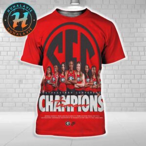 Georgia Bulldogs Are The 2025 SEC Women’s Track And Field Outdoor Champions All Over Print Shirt
