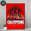 Arkansas Razorbacks Are The 2025 SEC Men’s Track And Field Outdoor Champions Home Decor Poster Canvas