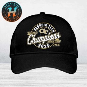 Georgia Tech Yellow Jackets Baseball Named To 2025 ACC Regular Season Champions Classic Cap Snapback Hat