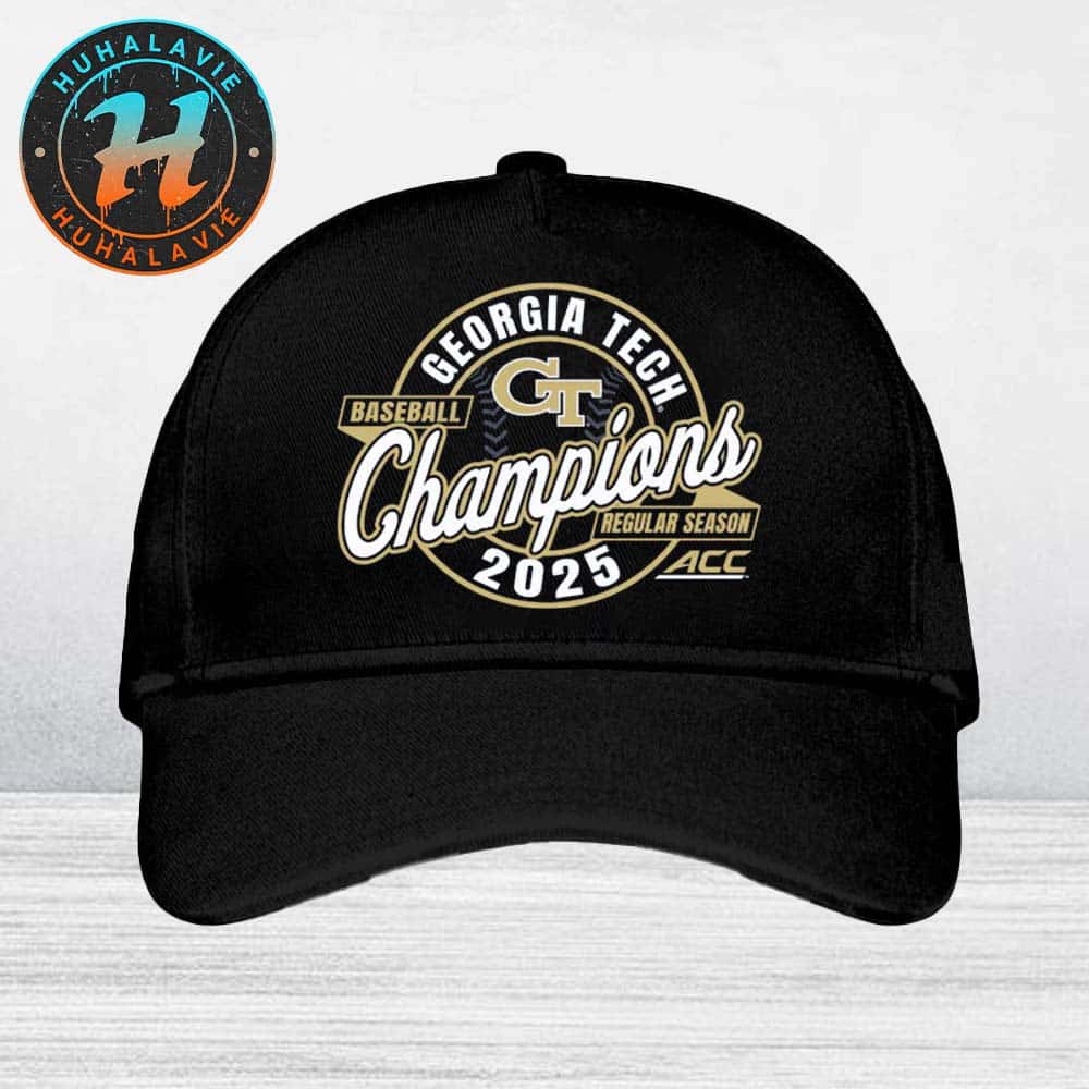 Georgia Tech Yellow Jackets Baseball Named To 2025 ACC Regular Season Champions Classic Cap Snapback Hat Georgia Tech Yellow Jackets Baseball Named To 2025 ACC Regular Season Champions Classic Cap Snapback Hat