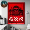 Metallica M72 Nashville Night 1 Poster For Nashville TN At Nissan Stadium On May 1st M72 World Tour 2025 Art Maxx242 Home Decor Poster Canvas