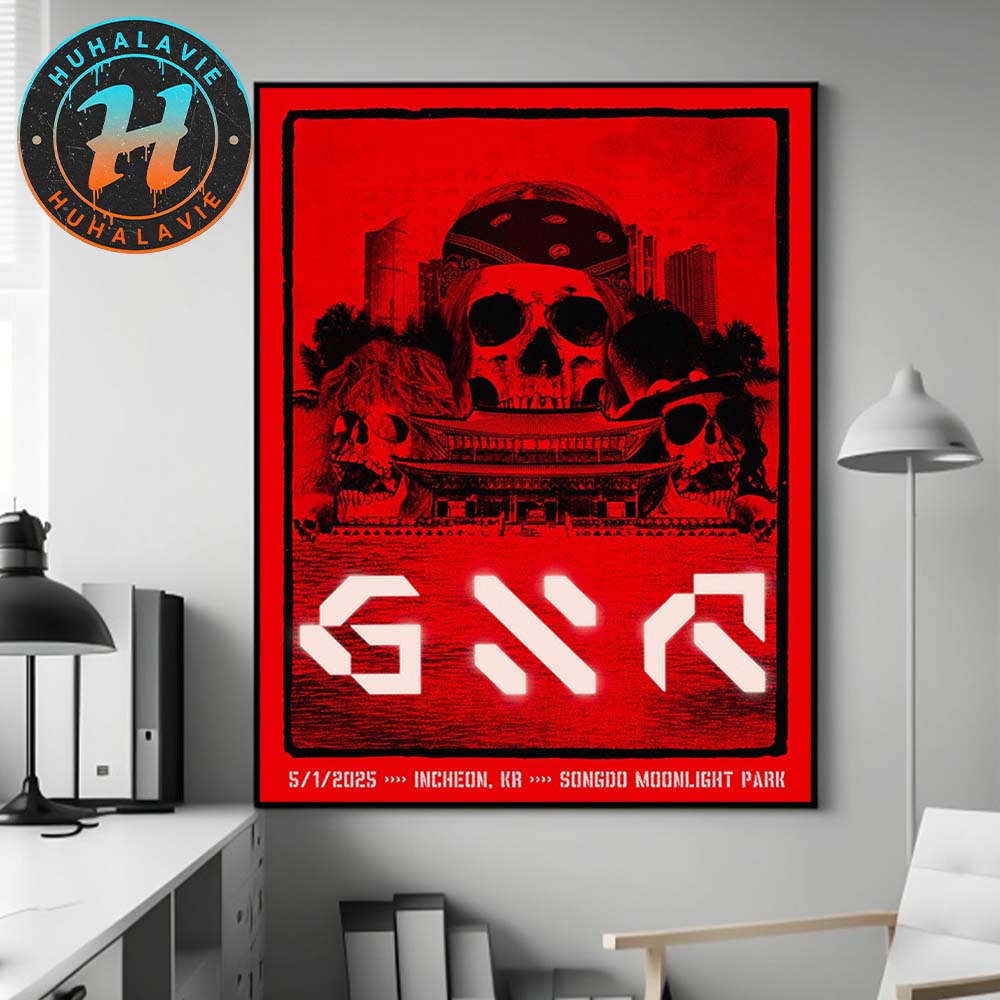 Guns N Roses Incheon Korea Poster Music At Songdo Moonlight Festival Park On May 1st 2025 Home Decor Poster Canvas Guns N Roses Incheon Korea Poster Music At Songdo Moonlight Festival Park On May 1st 2025 Home Decor Poster Canvas