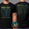 High on Fire European And UK Tour 2025 Cities List Kicks Off In Maastricht NL On October 25 2025 T-Shirt