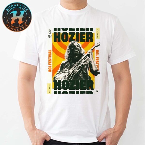 Hozier Poster For ACL Festival Music On October 03-05 2025 At Zilker Park In Austin Texas Unisex T-Shirt