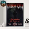 Ice Nine Kills Hell Of A Summer Tour 2025 Cities List Kicks Off In Green Bay WI On August 8 2025 Home Decor Poster Canvas