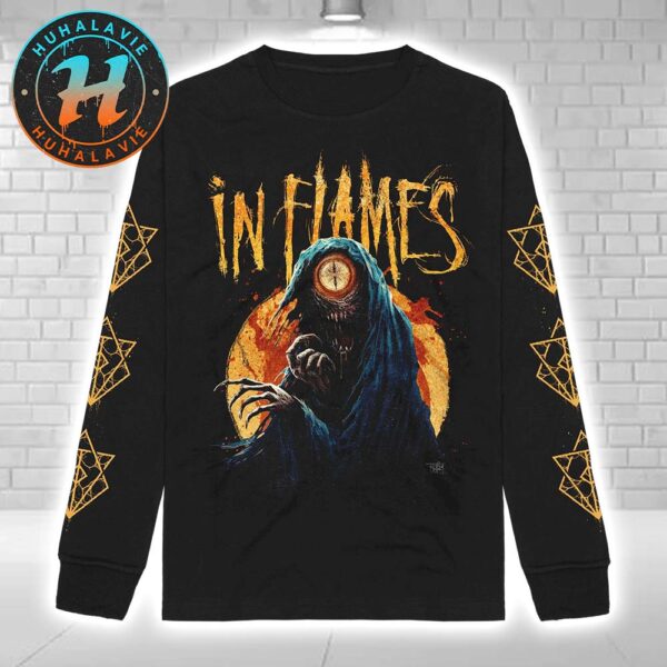 In Flames Cyclops Compass Merch Tee 2025 Cover Longsleeves T-Shirt
