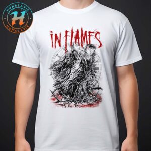 In Flames End Of Time Merch Tee White Unisex T-Shirt