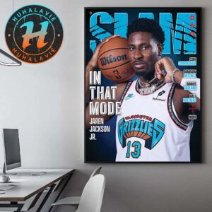 In That Mode Jaren Jackson Jr NBA Memphis Grizzlies Cover By SLAM 255 Home Decor Poster Canvas