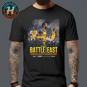 Indiana Pacers Battle For The Eastern Conference Finals 2025 NBA Playoffs Unisex T-Shirt