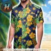 Indiana Pacers Hawaii Hawaii Hawaii Hawaii Basketball Floral Black Background Hawaiian Shirt