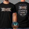 Ingested Eviscerator Tour 2025 Across The United States Of America And Canada Cities List Two Sided Print T-Shirt