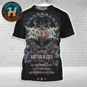 Ingested Poster In Australia Eviscerator Tour 2025 On July 24th-26th All Over Print Shirt