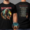 Iron Maiden Tee Eddie 50th Anniversary Tee Run For Your Lives Vintage World Tour 2025 Two Sided Print T-Shirt