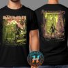 Iron Maiden Tee Eddie 50th Anniversary Tee Run For Your Lives Vintage World Tour 2025 Two Sided Print T-Shirt