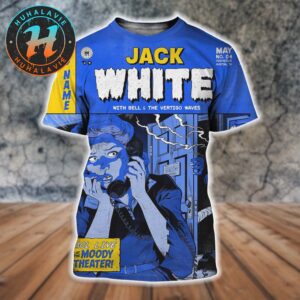 Jack White Austin TX Night One Poster At ACL Live at The Moody Theater On May 4 2025 All Over Print Shirt