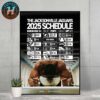 Indianapolis Colts NFL 2025 Season Schedule Home Decor Poster Canvas