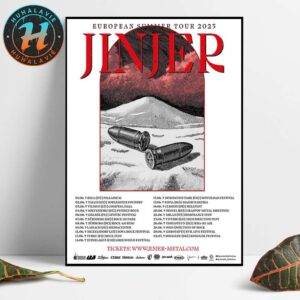 Jinjer European Summer Tour 2025 Dates List Kicks Off In Palladium On June 1 2025 Home Decor Poster Canvas
