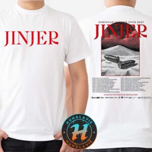 Jinjer European Summer Tour 2025 Dates List Kicks Off In Palladium On June 1 2025 Two Sided Print Unisex T-Shirt