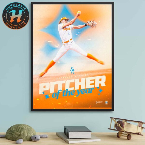 Karlyn Pickens Is Softball America 2025 Pitcher Of The Year Home Decor Poster Canvas