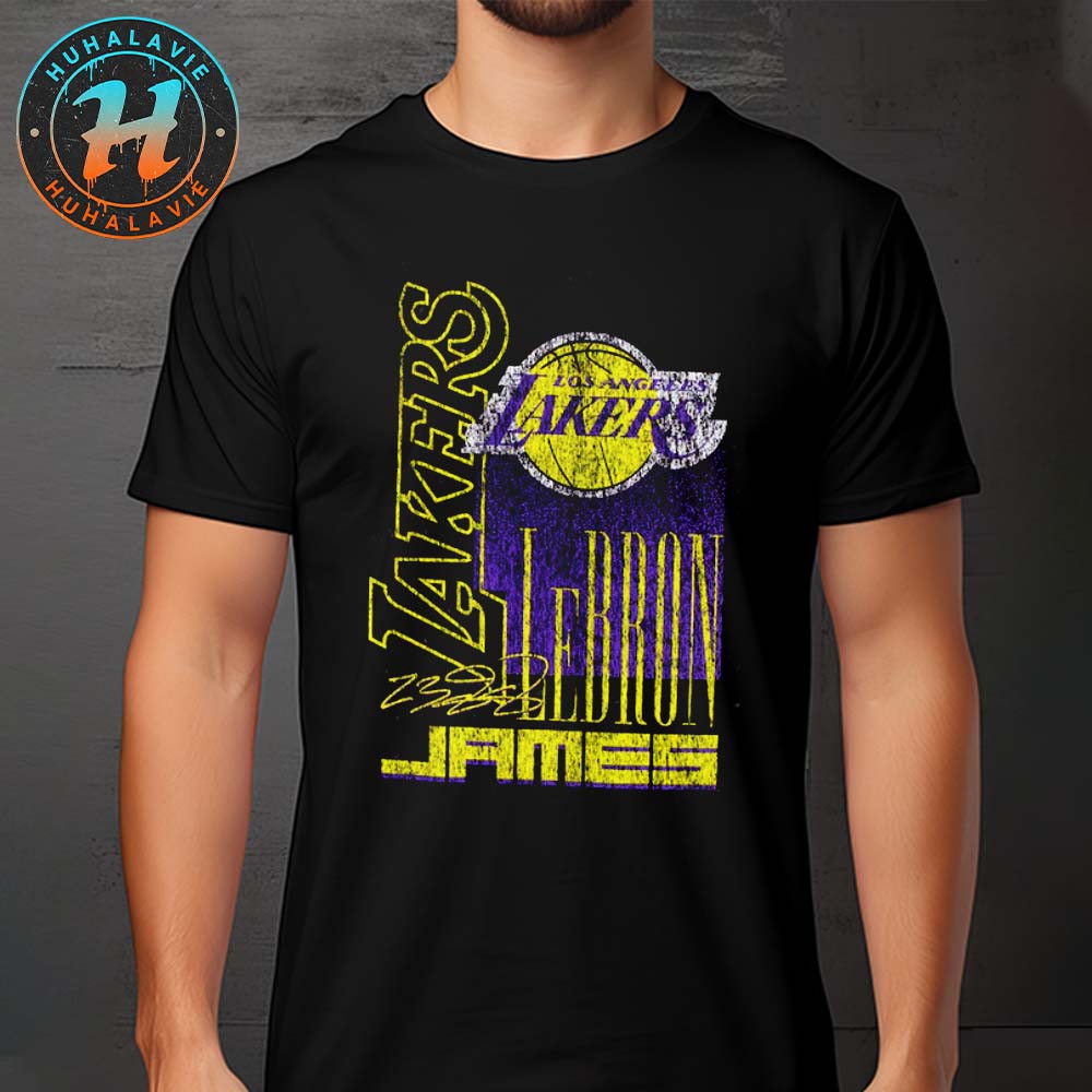 LeBron James Team Los Angeles Lakers NBA New Era Full Court Press Mineral Player Unisex T-Shirt LeBron James Team Los Angeles Lakers NBA New Era Full Court Press Mineral Player Unisex T-Shirt