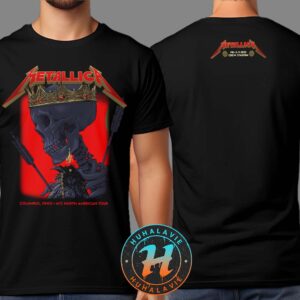 Metallica Columbus OH Night 1 Exclusive Tee M72 Sonic Temple At Historic Crew Stadium On May 9 M72 Met On Tour 2025 Two Sided Print T-Shirt