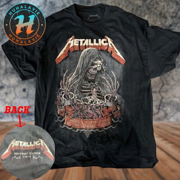Metallica Landover Maryland Merch Tee At Northwest Stadium M72 Landover Washington DC On May 28 2025 Two Sided Print T-Shirt