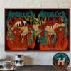 Metallica Philadelphia Pennsylvania M72 Philly Night 2 Poster At Lincoln Financial Field On May 25 2025 Created By Squindo Home Decor Poster Canvas
