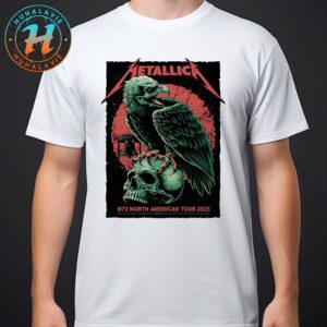 Metallica M72 Philly Pop Up Shop Poster For Philadelphia Pennsylvania At Lincoln Financial Field On May 23 And 25 M72 North American Tour 2025 White Classic T Shirt